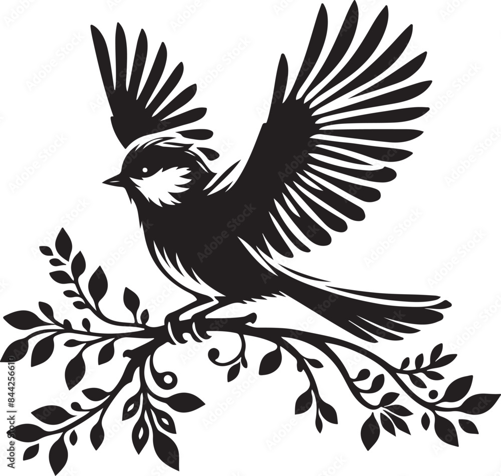 Fototapeta premium bird silhuette vector 2