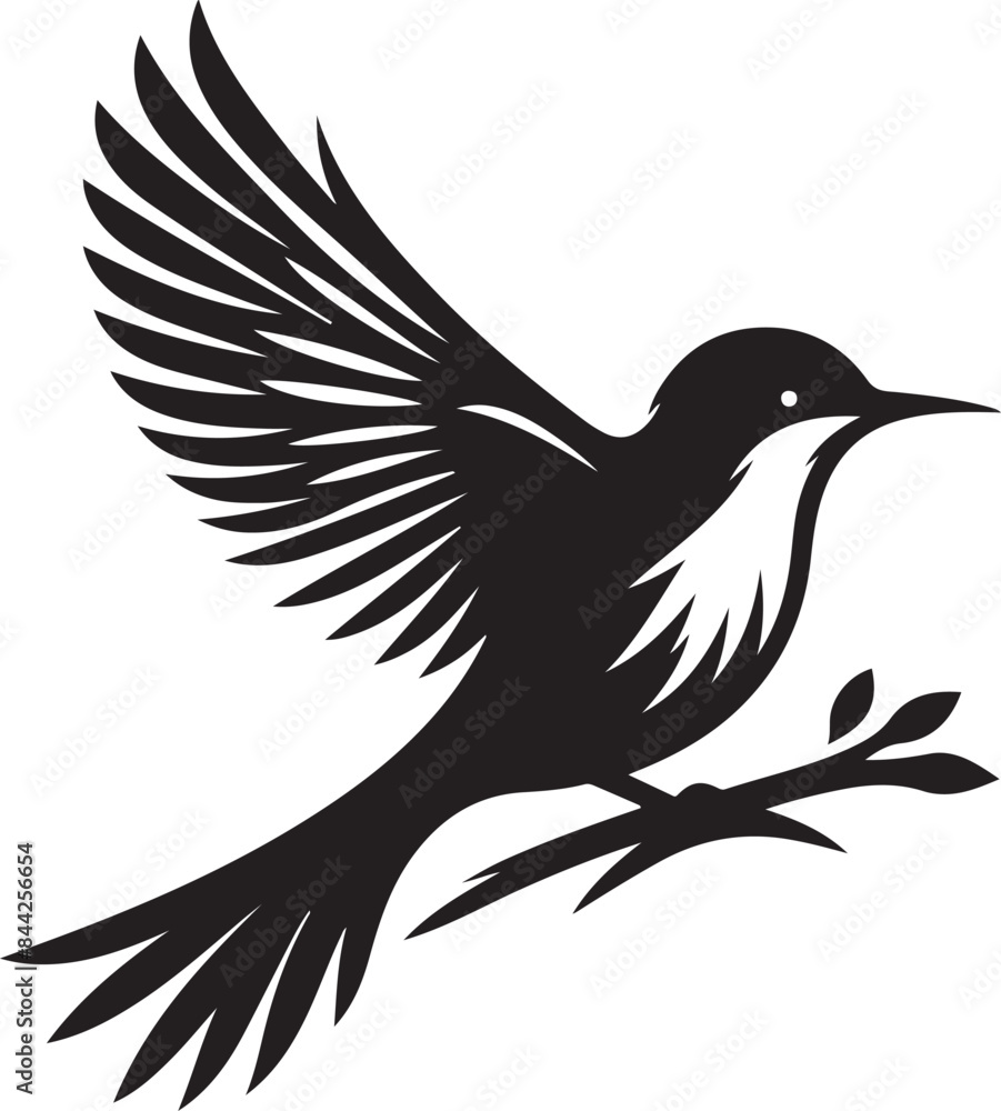 Obraz premium bird silhuette vector 2