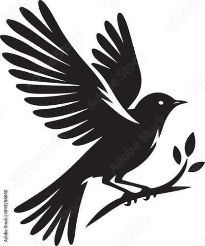 bird silhuette vector 2