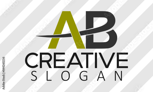  ab letter logo, a b logo, ab monogram, ab logos,  creative, abstract, vector, brand, alphabet,