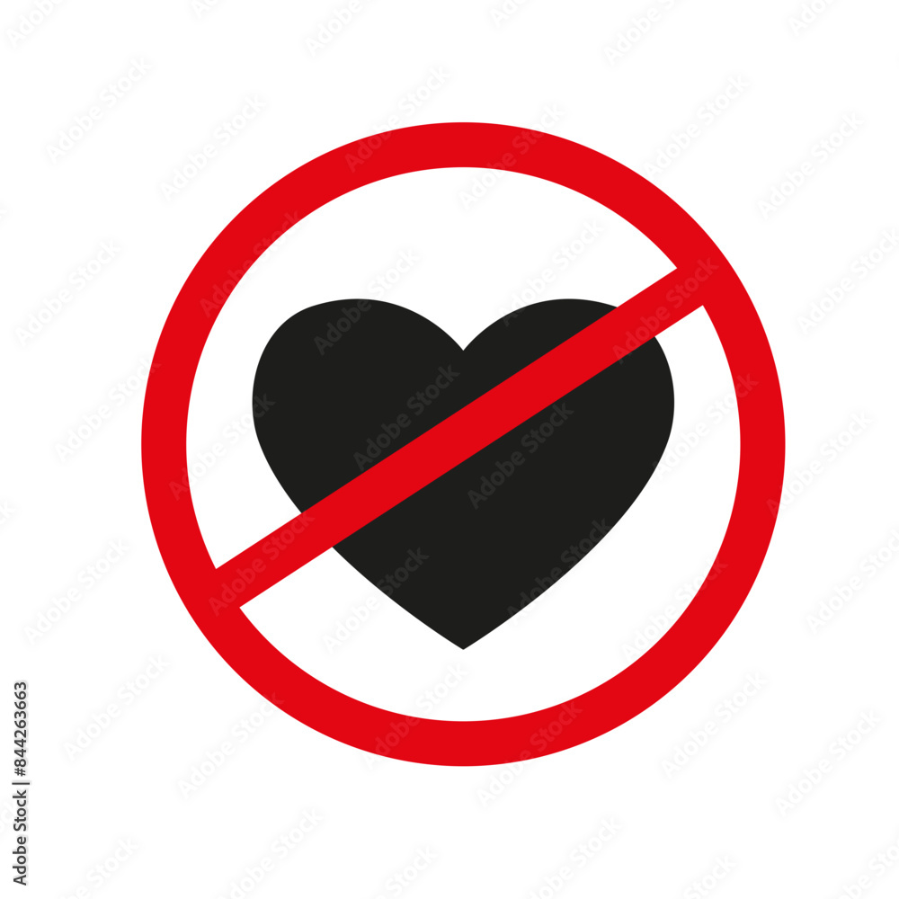 No Public Affection Allowed Sign for Social Etiquette and Norms No Public Affection Allowed Sign for Social Etiquette and Norms