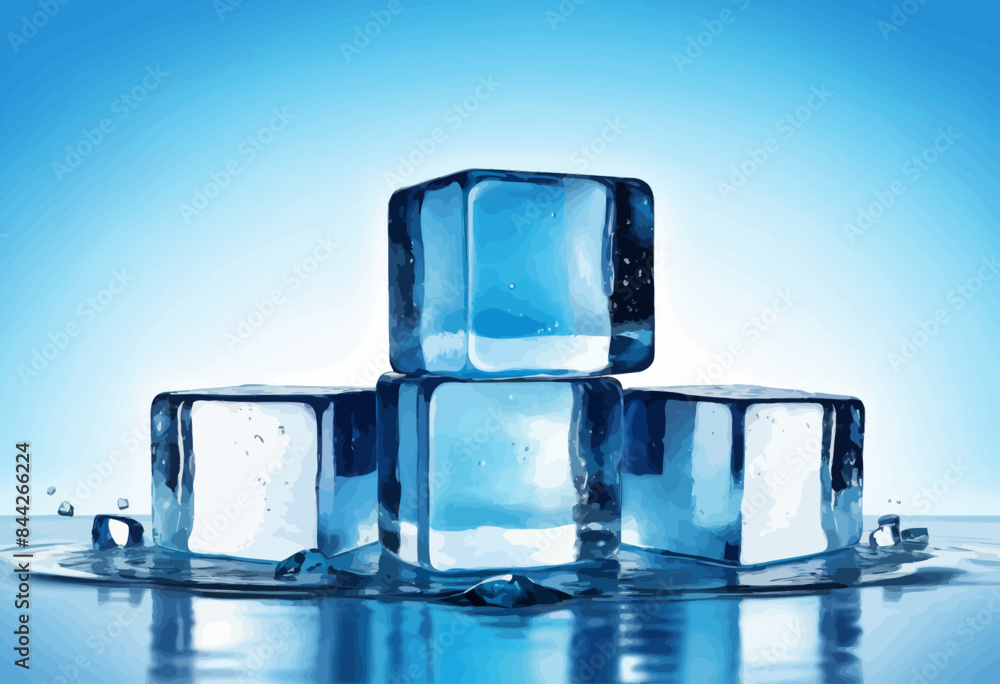 a pile of ice cubes sitting on top of a table a pile of ice cubes sitting on top of a table