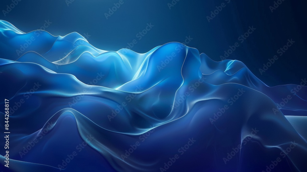 Obraz premium Abstract blue background with a gradient
