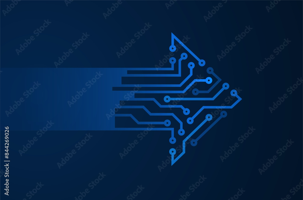 Abstract arrow direction. Technology background Abstract arrow direction. Technology background