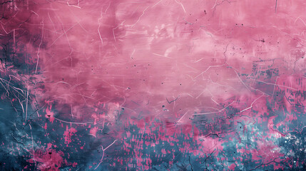 old pink background with vintage grunge texture design grungy blue background with distressed scratched lines and paint spatter