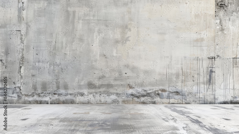 Abstract grunge background with a concrete wall and floor in gray and white colors Abstract grunge background with a concrete wall and floor in gray and white colors