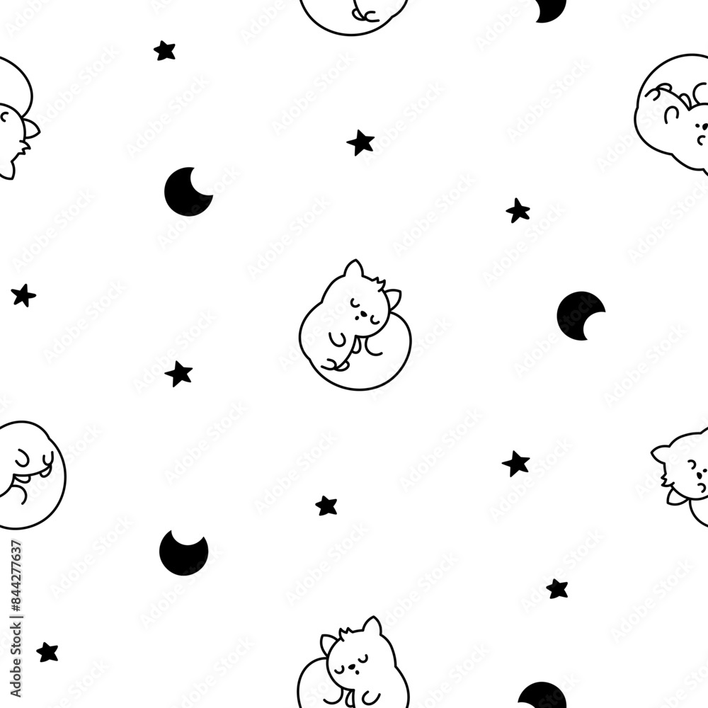 Cute kawaii squirrel. Seamless pattern. Coloring Page. Funny forest wild cartoon animal characters. Hand drawn style. Vector drawing. Design ornaments. Cute kawaii squirrel. Seamless pattern. Coloring Page. Funny forest wild cartoon animal characters. Hand drawn style. Vector drawing. Design ornaments.