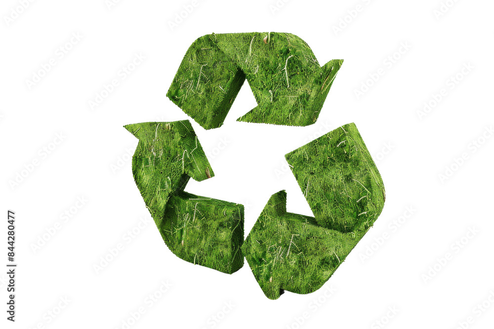 Green Grass Recycle Symbol Green Grass Recycle Symbol