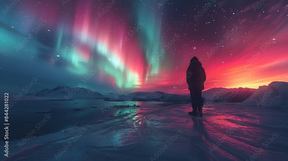 Skyward Symphony: Astrophotography Showcasing the Vibrant Colors of the Northern Lights Over Frozen Landscapes Skyward Symphony: Astrophotography Showcasing the Vibrant Colors of the Northern Lights Over Frozen Landscapes