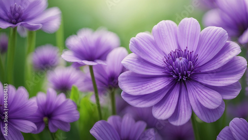 violet flowers background