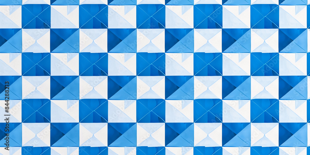 Obraz premium Blue tiles background and texture