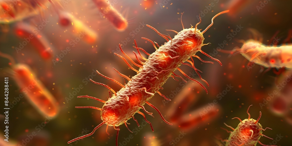 Visualization of Bacteroides A Gram-Negative Anaerobic Bacterium in the ...