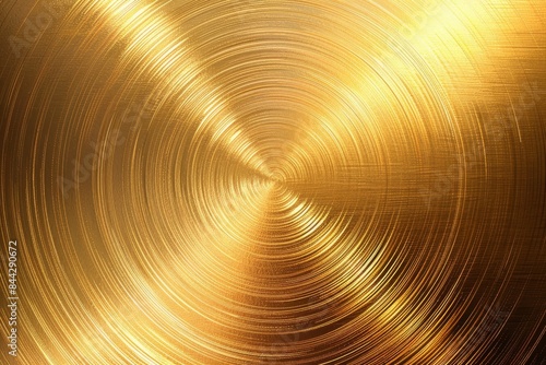 Luxury Abstract Shiny Gold Gradient Texture with Metallic Pattern Background photo