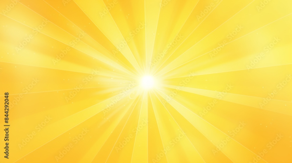 Bright yellow sunburst background with glowing light rays. Ideal for summer themes, energy concepts, and vibrant designs. Bright yellow sunburst background with glowing light rays. Ideal for summer themes, energy concepts, and vibrant designs.