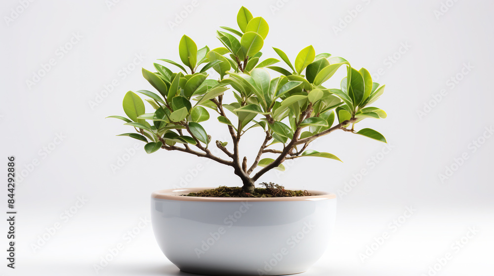 Green Leafy Plant in Fancy Pot Green Leafy Plant in Fancy Pot