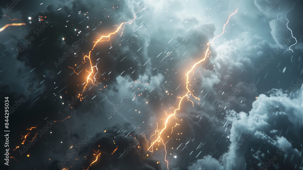 Thunderstorm background, lightning and clouds backdrop Thunderstorm background, lightning and clouds backdrop