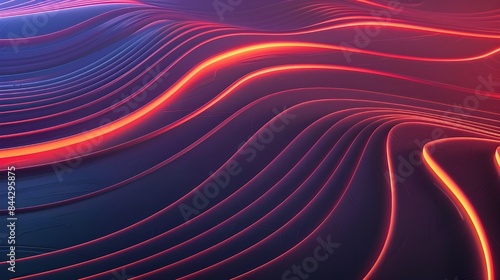 abstract red wave background
