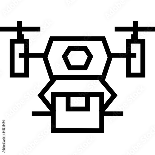 drone delivery icon