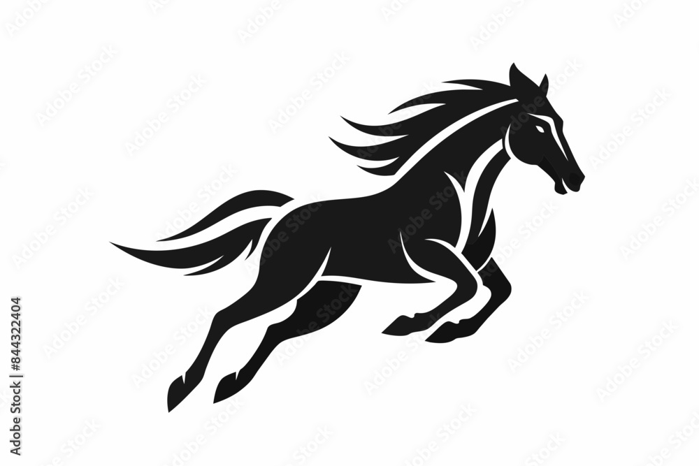 Flat vector logo for horse jumping, simple graphic design ,horse, animal, stallion, vector, silhouette, illustration, black, running, wild, farm, mane, run, Flat vector logo for horse jumping, simple graphic design ,horse, animal, stallion, vector, silhouette, illustration, black, running, wild, farm, mane, run,