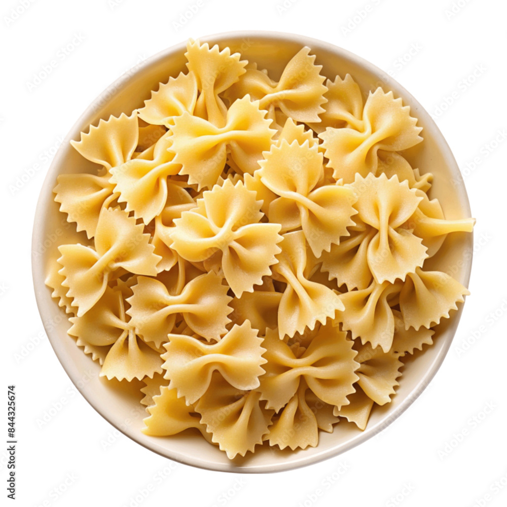 Farfalle pasta isolated on Transparent background. Farfalle pasta isolated on Transparent background.