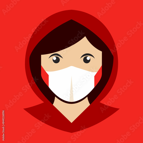 A face mask, only the face mask, No one should wear it