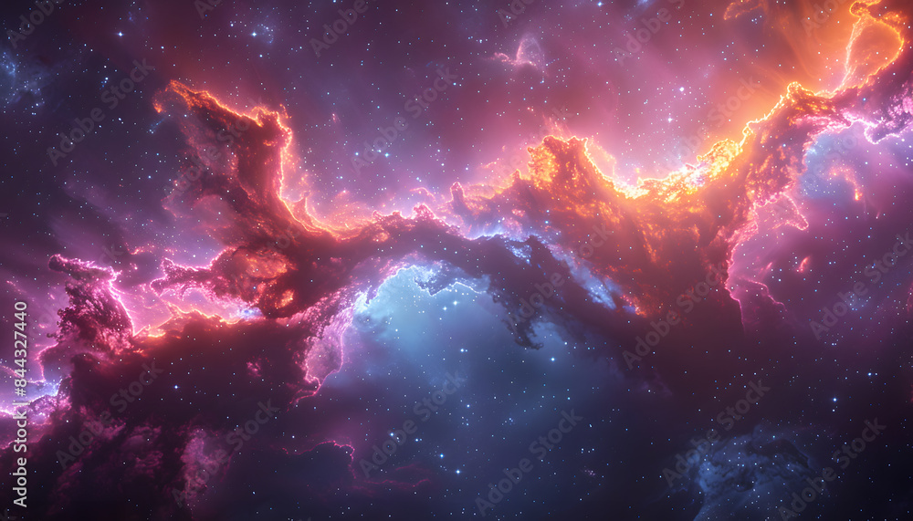 Obraz premium space background