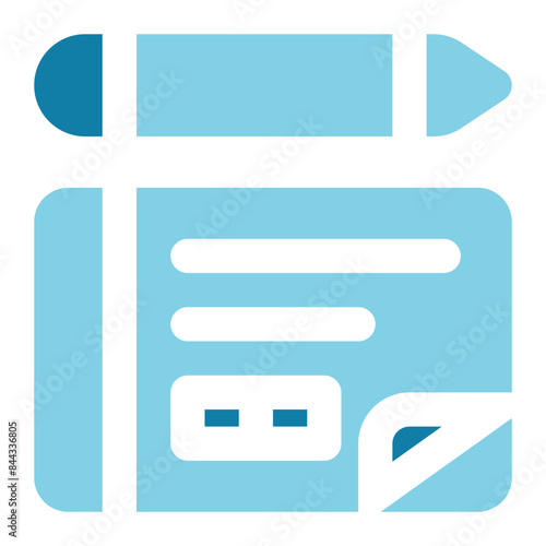 cheque icon for illustration 
