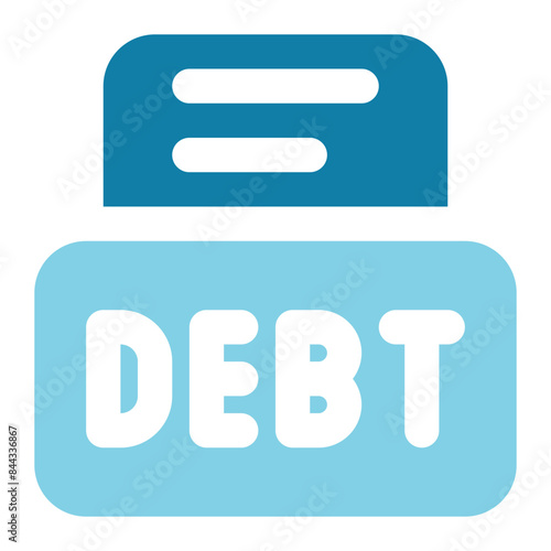 debt icon for illustration 