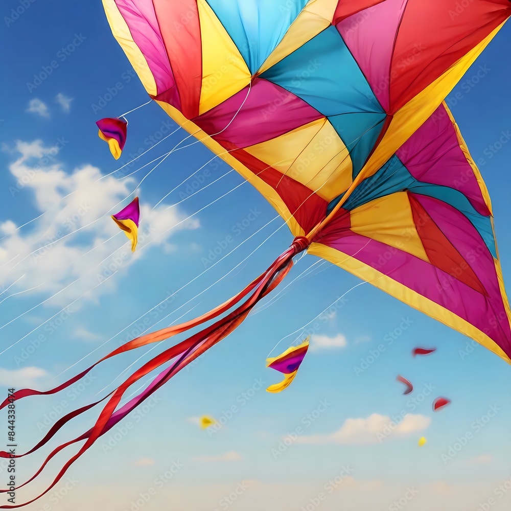 Obraz premium kite flying in the sky