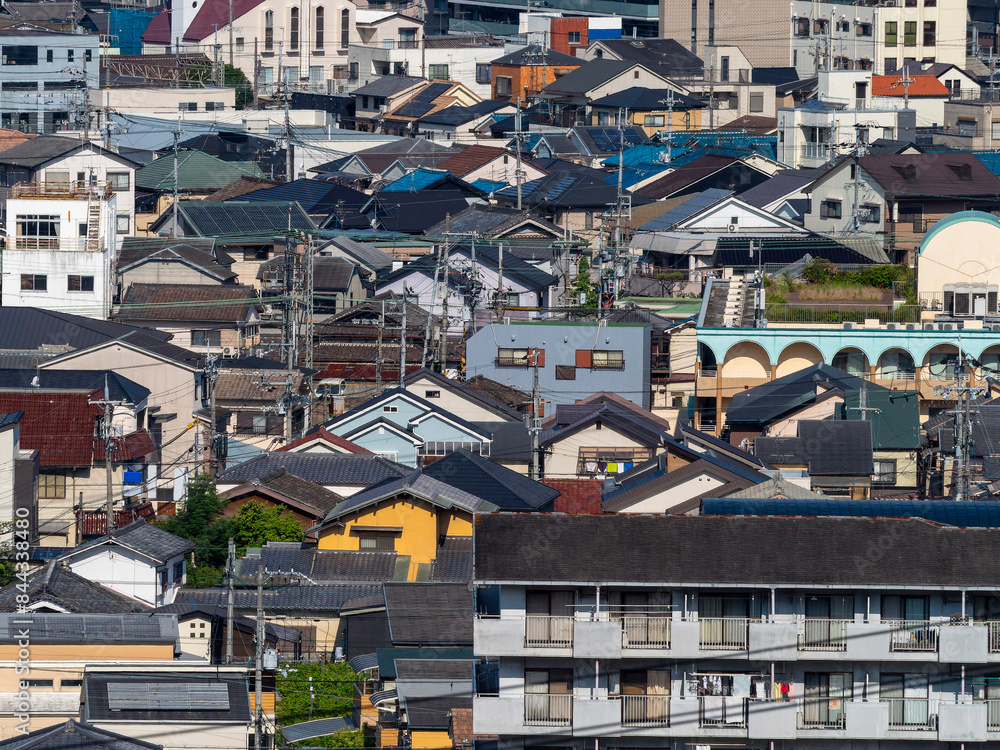 Fototapeta premium 大阪の住宅密集地