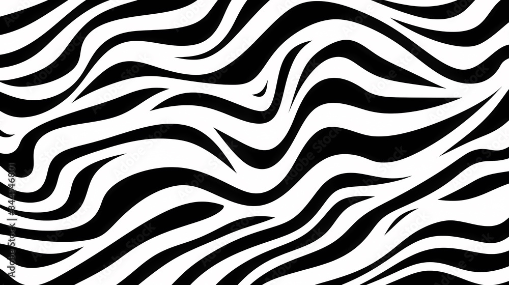 Black and white zebra pattern Black and white zebra pattern