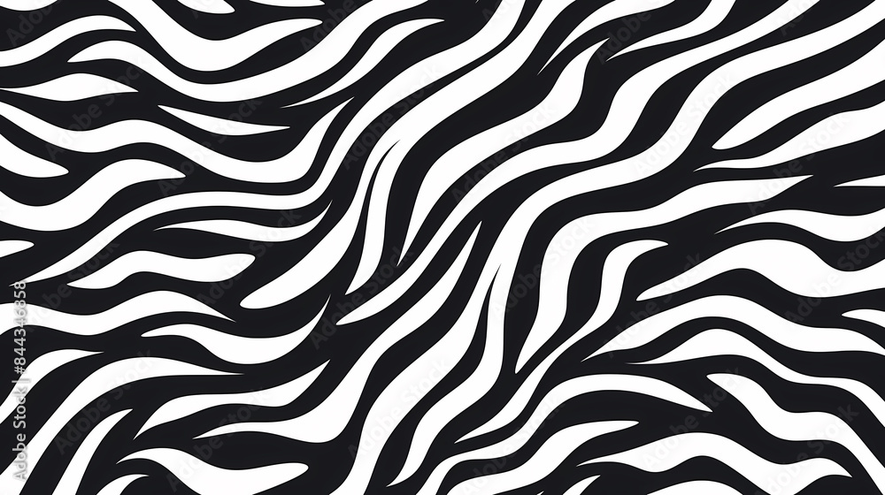 Black and white zebra pattern Black and white zebra pattern