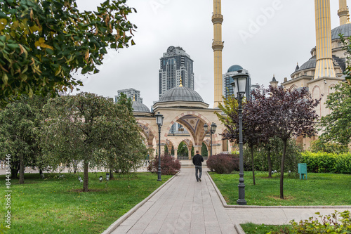 Akhmad Kadyrov Mosque in Grozny, Republic of Chechnya, Russia. photo