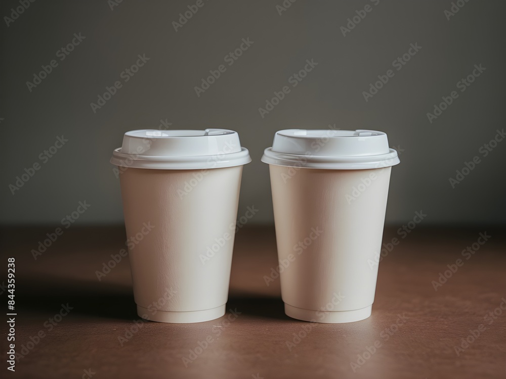 Blank white coffee paper cup mockup Blank white coffee paper cup mockup
