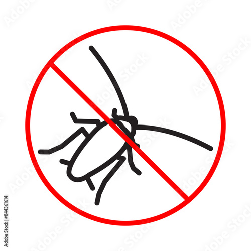 Stop Insect Entry Sign Maintain Pest-Free Zones Essential for Hygiene and Cleanliness