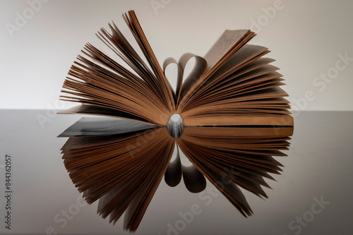 Obraz na płótnie Still life with an open book w salonie