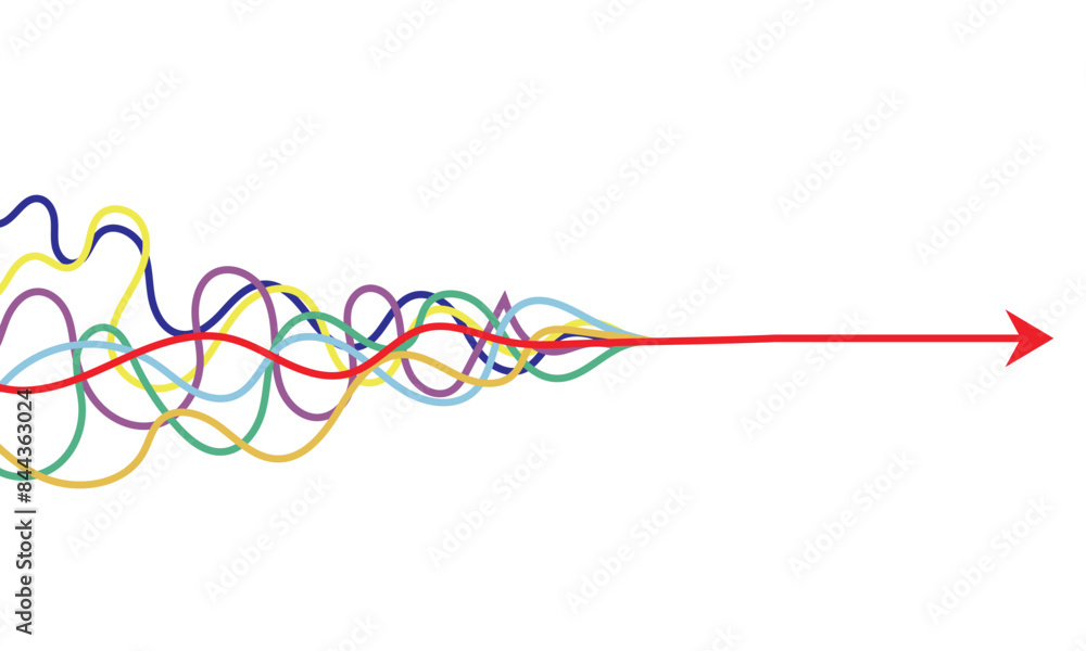 Colorful merging arrows image. Clipart image. isolated on white background. EPS 10 Colorful merging arrows image. Clipart image. isolated on white background. EPS 10
