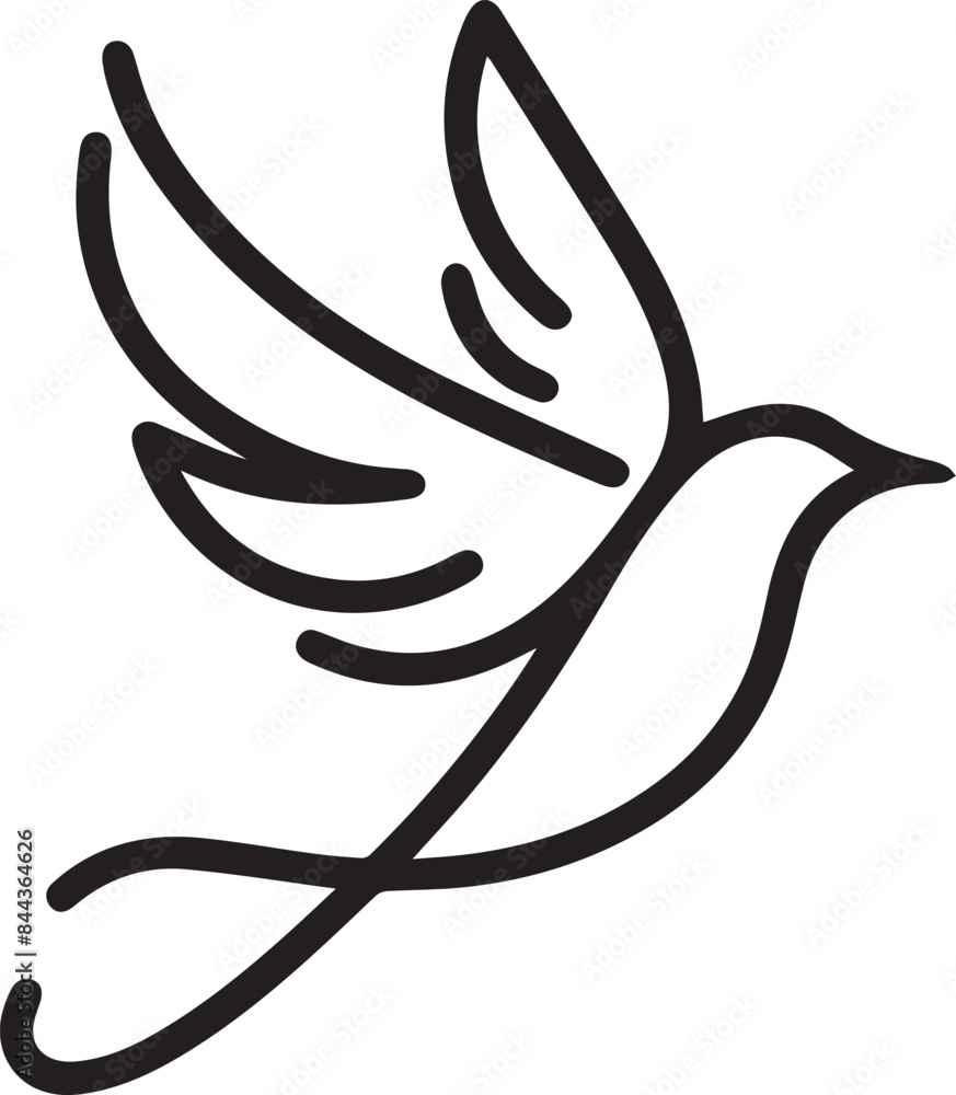 Silhouette of a bird on white Background. vector line art of abstract art design, minimal bird line logo icon illustration isolated on white background. Bird Silhouette Vector Art illustration. Silhouette of a bird on white Background. vector line art of abstract art design, minimal bird line logo icon illustration isolated on white background. Bird Silhouette Vector Art illustration.