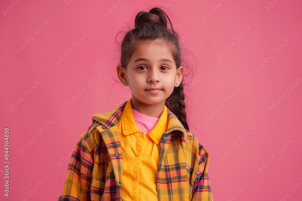young happy indian school girl posing young happy indian school girl posing