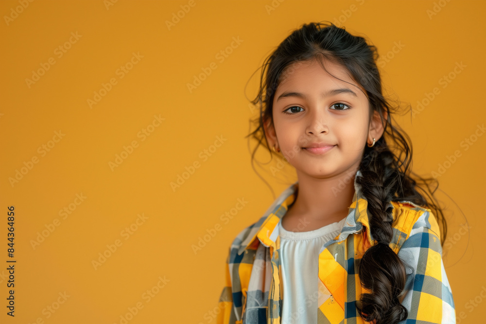 young happy indian school girl posing young happy indian school girl posing