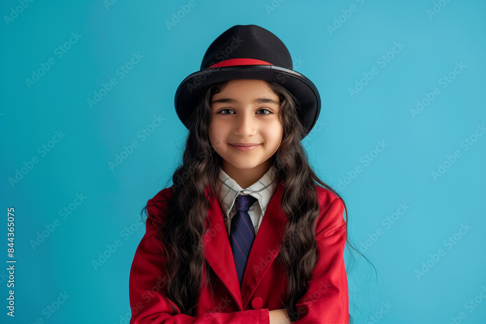 young happy indian school girl posing young happy indian school girl posing