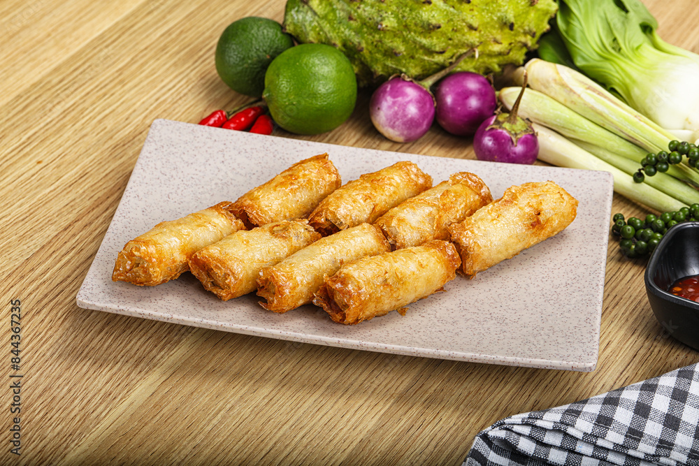 Vietnamese cuisine fried spring roll Vietnamese cuisine fried spring roll