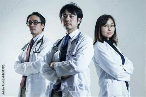 日本人の医者たちの写真