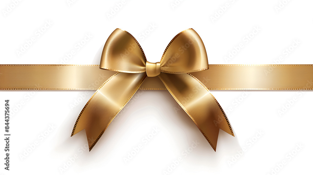 ribbon gold color Christmas ribbon with shadow, xmas wrap element template ribbon gold color Christmas ribbon with shadow, xmas wrap element template