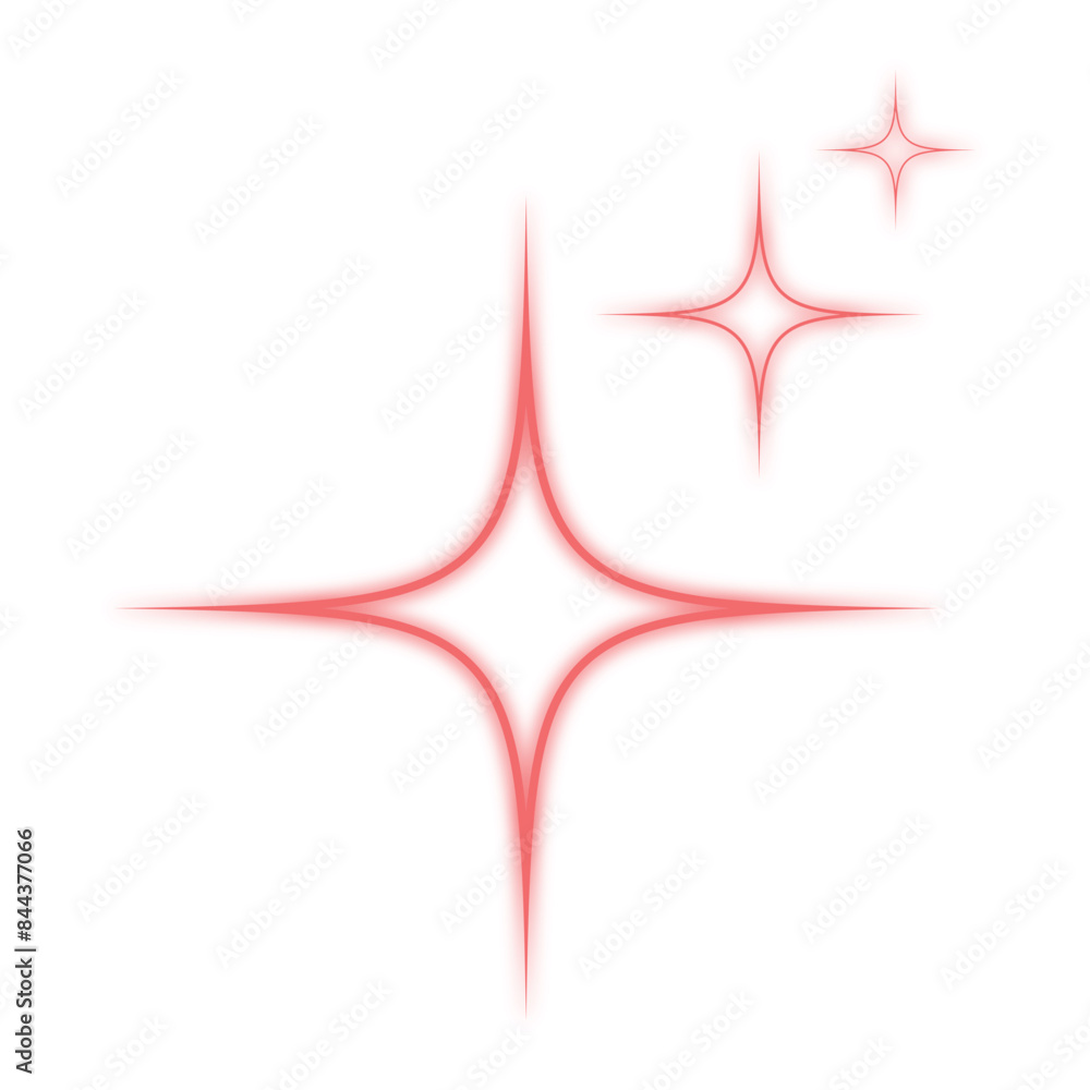 Sparkling star decoration. Modern luxury decorative icon. Sparkling star decoration. Modern luxury decorative icon.