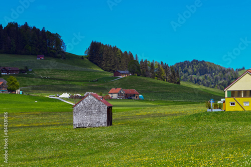 Landschaftsidyll bei Gais AR im Kanton Appenzell Ausserrhoden, Schweiz photo