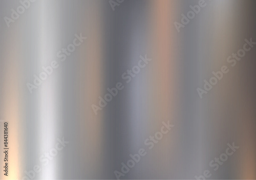 Metal stainless steel surface texture realistic with reflection abstract background . Brushed texture, chrome, steel, aluminum for design concepts, prints, posters, wallpapers. Vector illustration
