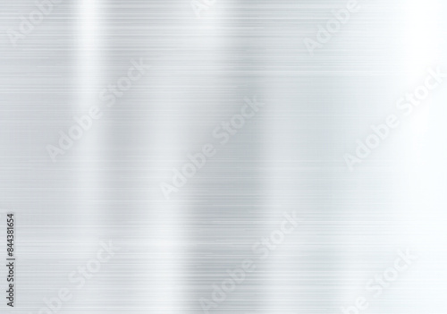 Metal stainless steel surface texture realistic with reflection abstract background . Brushed texture, chrome, steel, aluminum for design concepts, prints, posters, wallpapers. Vector illustration
