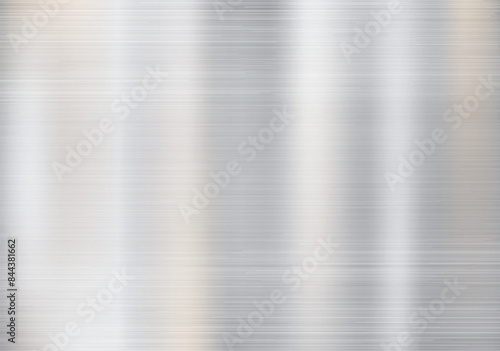 Metal stainless steel surface texture realistic with reflection abstract background . Brushed texture, chrome, steel, aluminum for design concepts, prints, posters, wallpapers. Vector illustration 