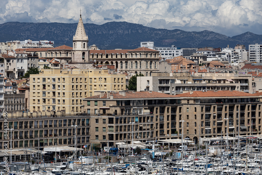 Naklejka premium Vues sur la ville de Marseille